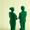 An icon of two people conversing, one a professional Vitality Anchor expert and the other a client, symbolizing personalized communication.