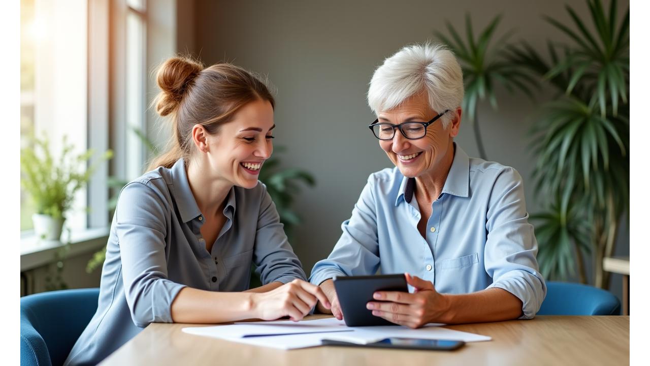 A functional nutrition expert consulting with a mature adult, showing engagement and personalized care