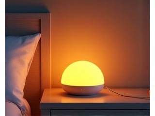 Sunrise alarm clock with therapeutic light