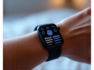 Smartwatch tracking sleep